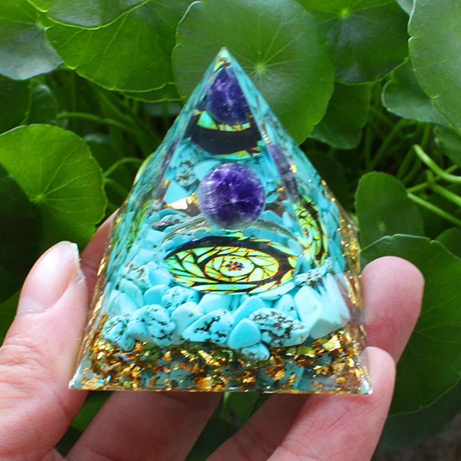Pyramid With Emf Protection For Reiki Healing