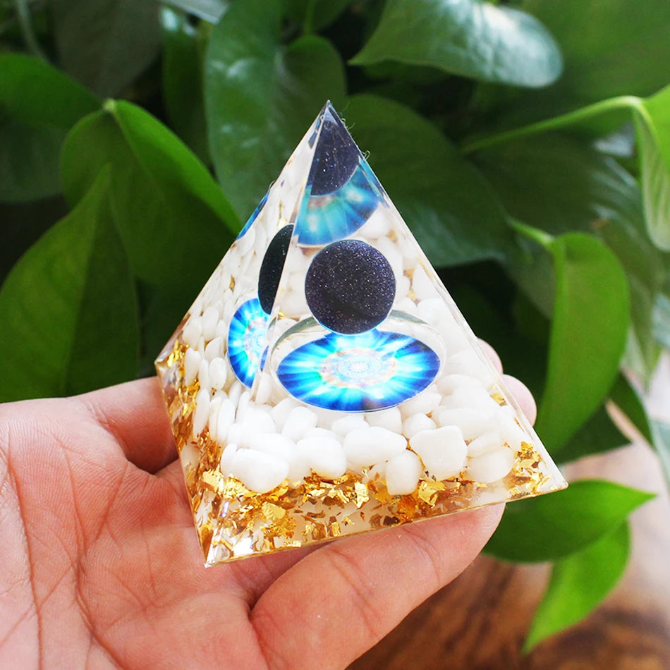 Pyramid With Emf Protection For Reiki Healing