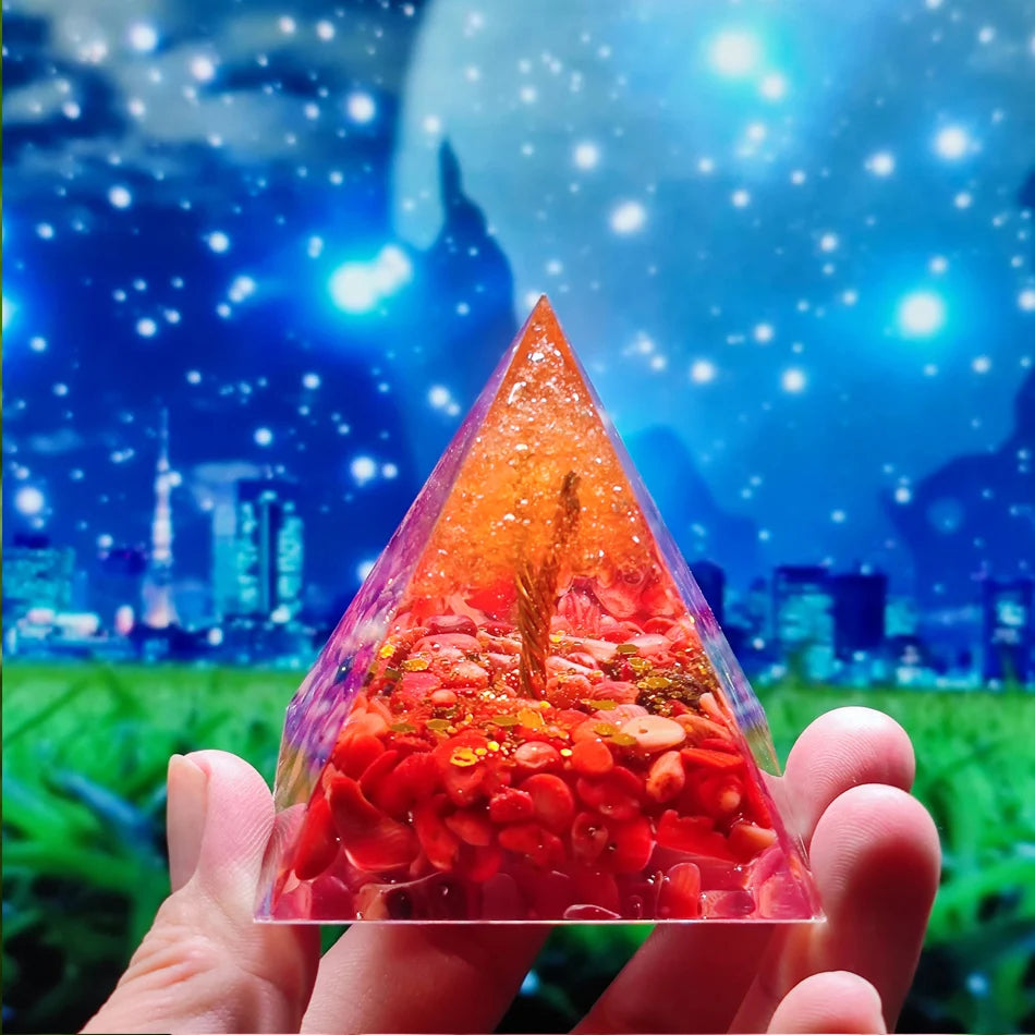Pyramid With Emf Protection For Reiki Healing