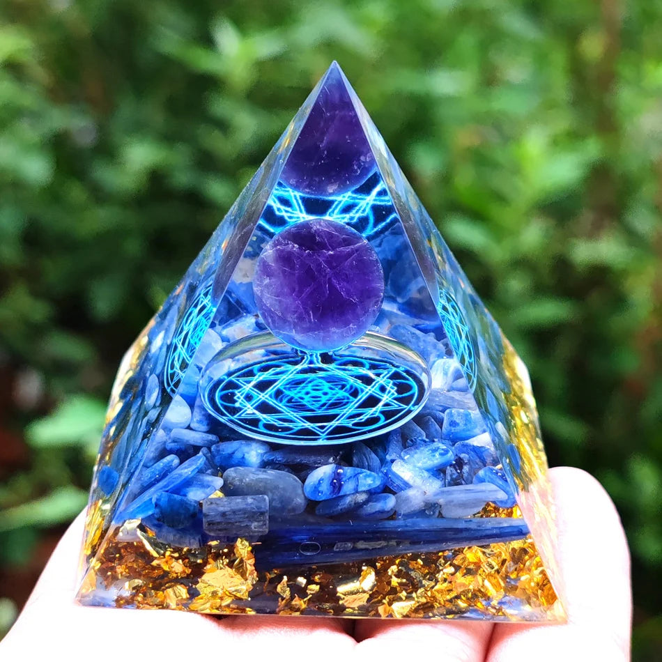 Pyramid With Emf Protection For Reiki Healing