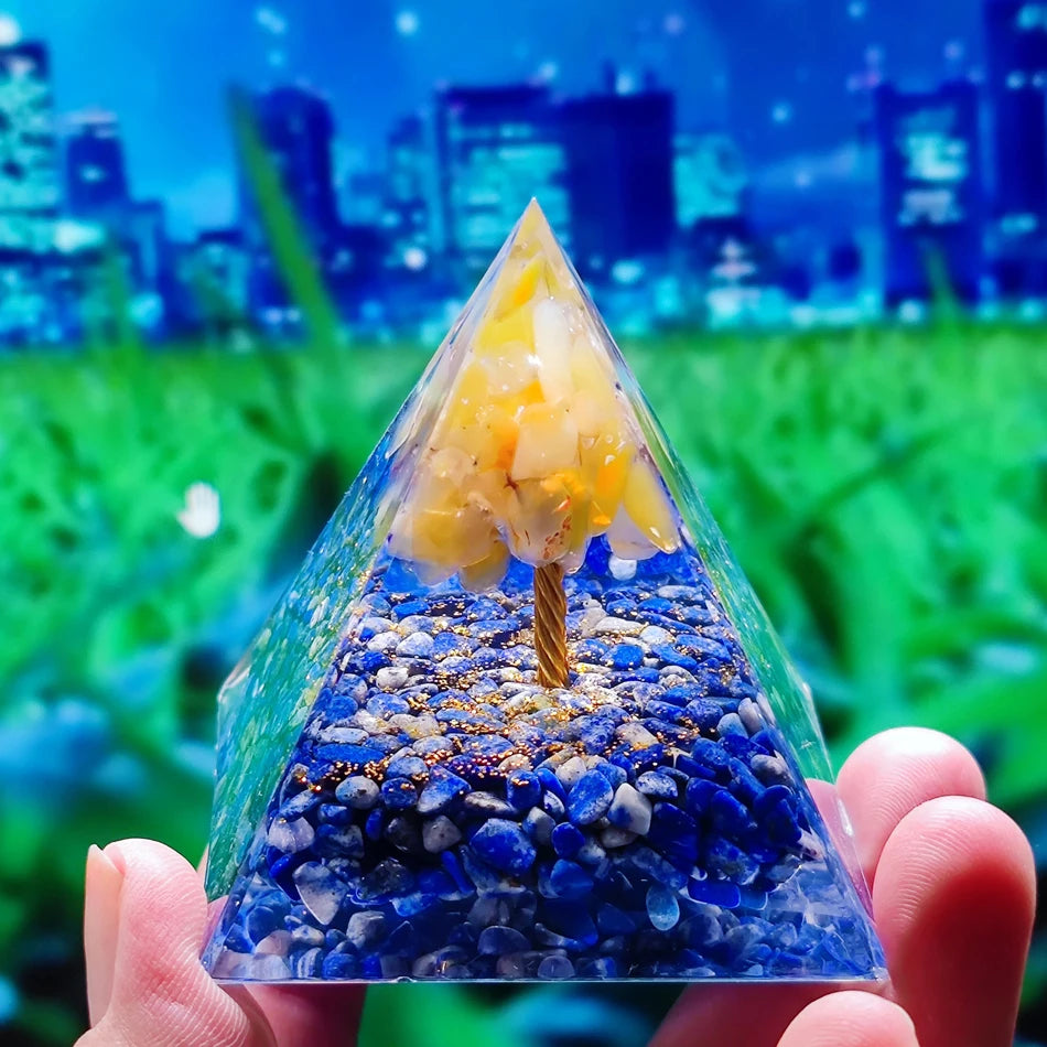 Pyramid With Emf Protection For Reiki Healing