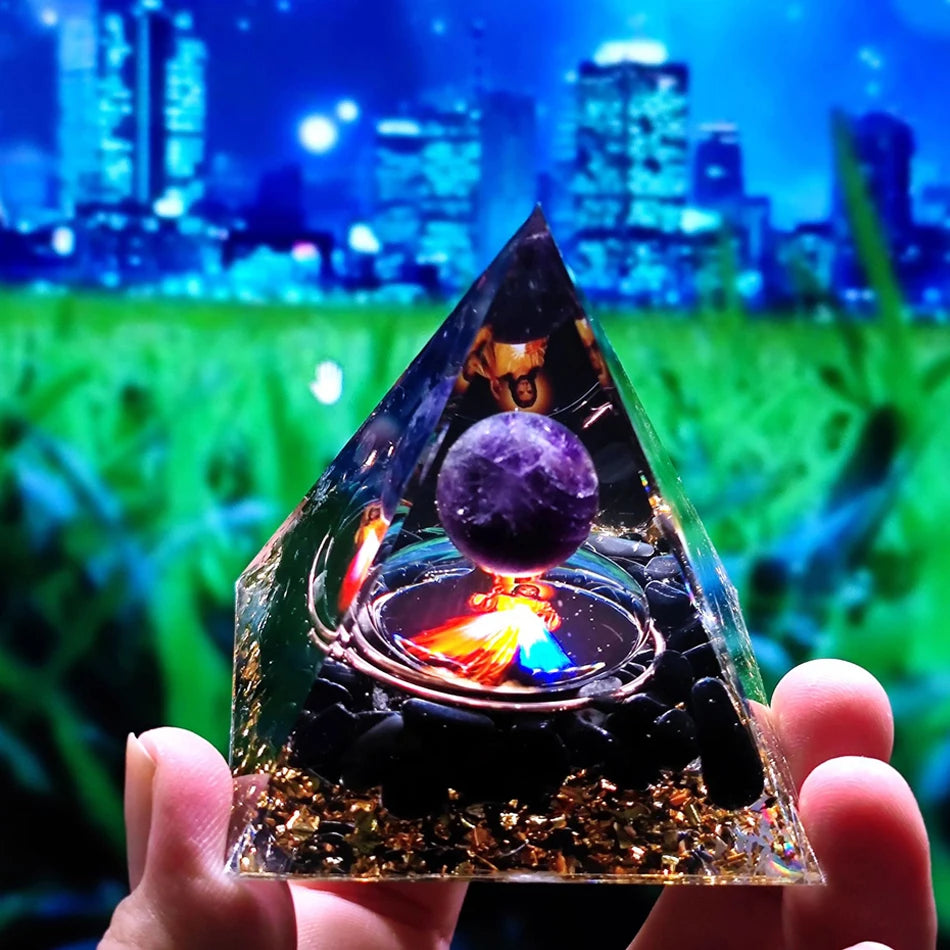 Pyramid With Emf Protection For Reiki Healing