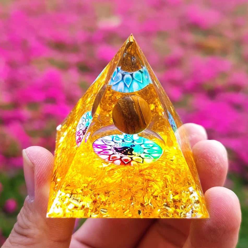 Pyramid With Emf Protection For Reiki Healing