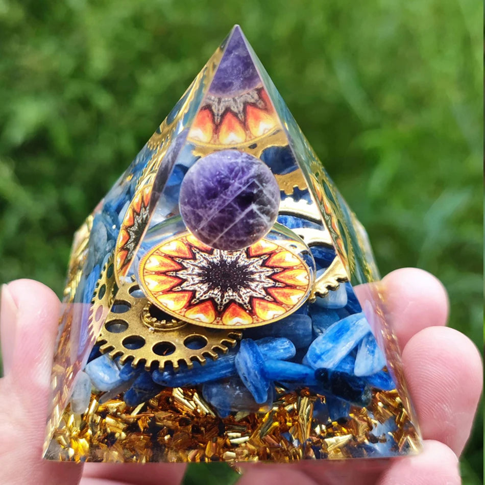 Pyramid With Emf Protection For Reiki Healing
