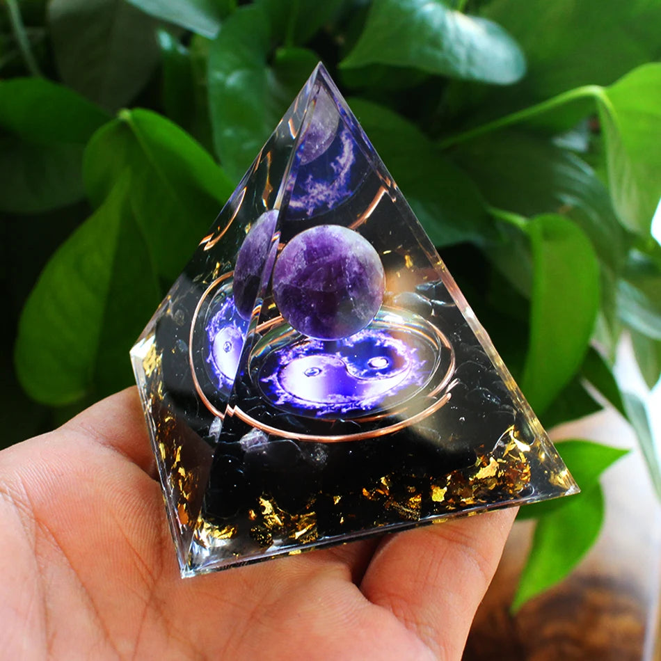 Pyramid With Emf Protection For Reiki Healing