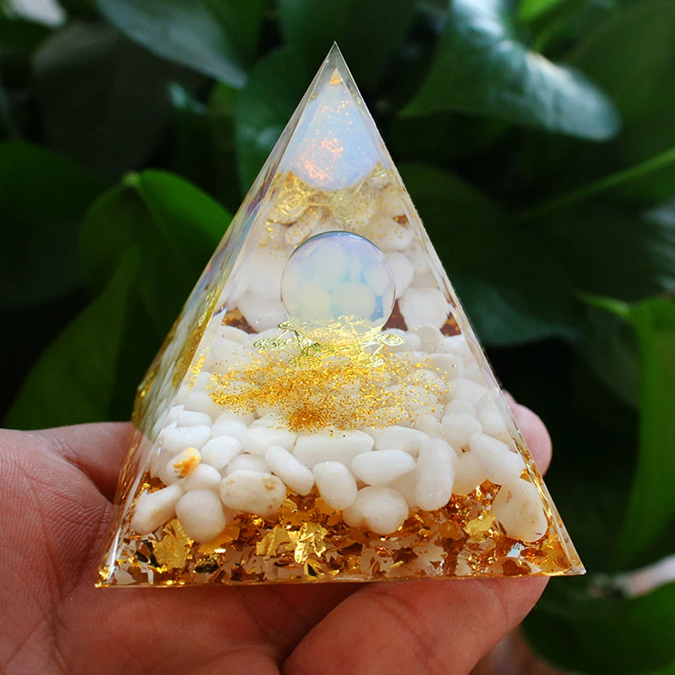 Pyramid With Emf Protection For Reiki Healing