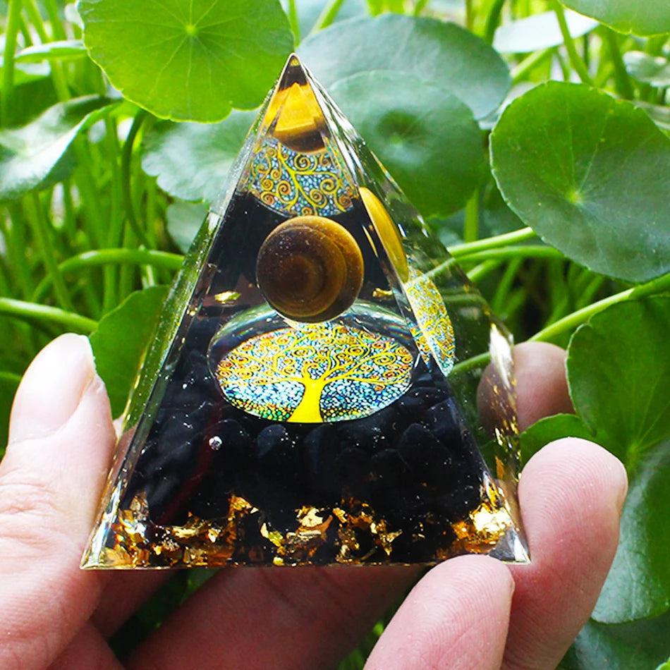 Pyramid With Emf Protection For Reiki Healing