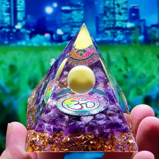 Pyramid With Emf Protection For Reiki Healing