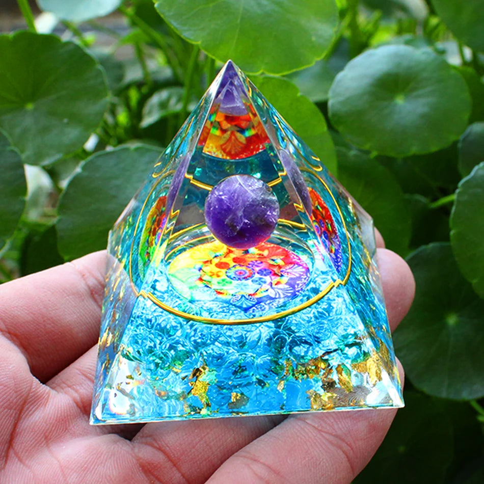 Pyramid With Emf Protection For Reiki Healing