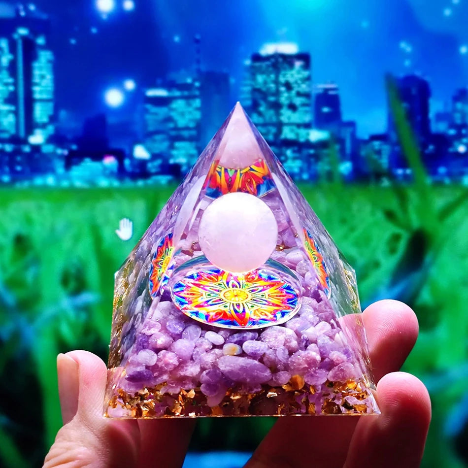 Pyramid With Emf Protection For Reiki Healing