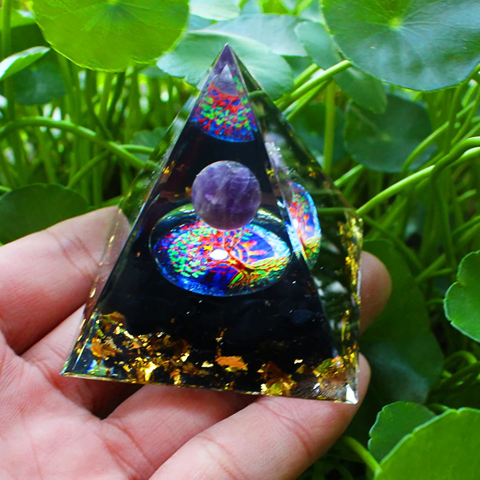 Pyramid With Emf Protection For Reiki Healing