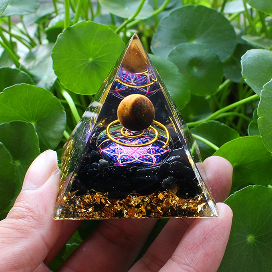 Pyramid With Emf Protection For Reiki Healing