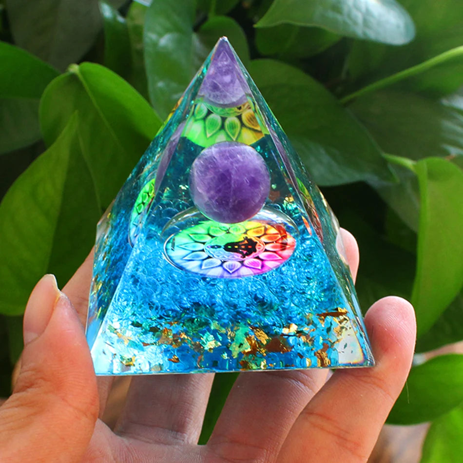 Pyramid With Emf Protection For Reiki Healing