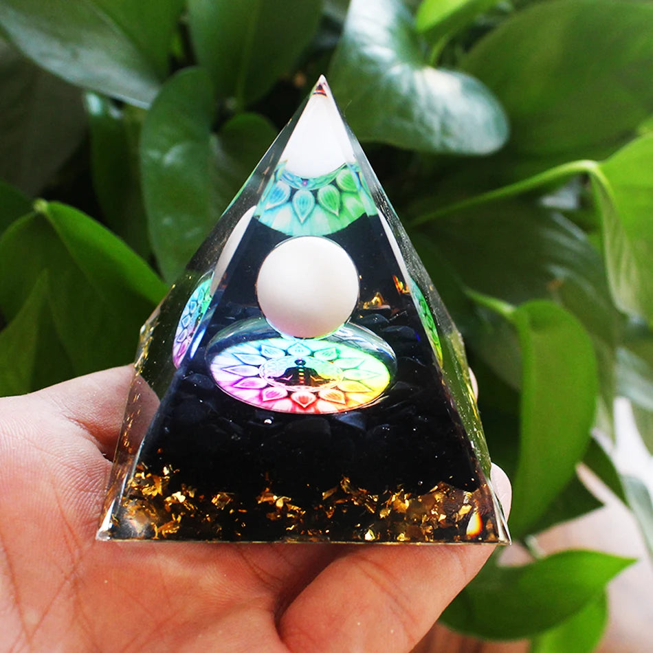 Pyramid With Emf Protection For Reiki Healing