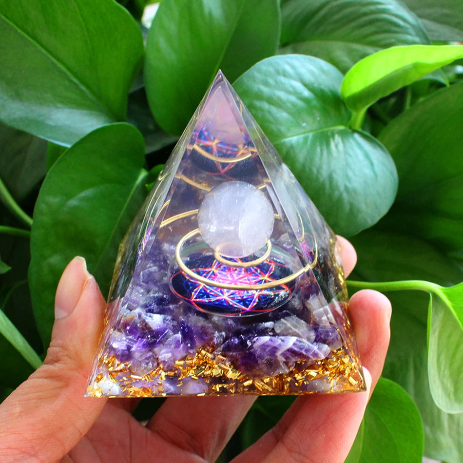 Pyramid With Emf Protection For Reiki Healing