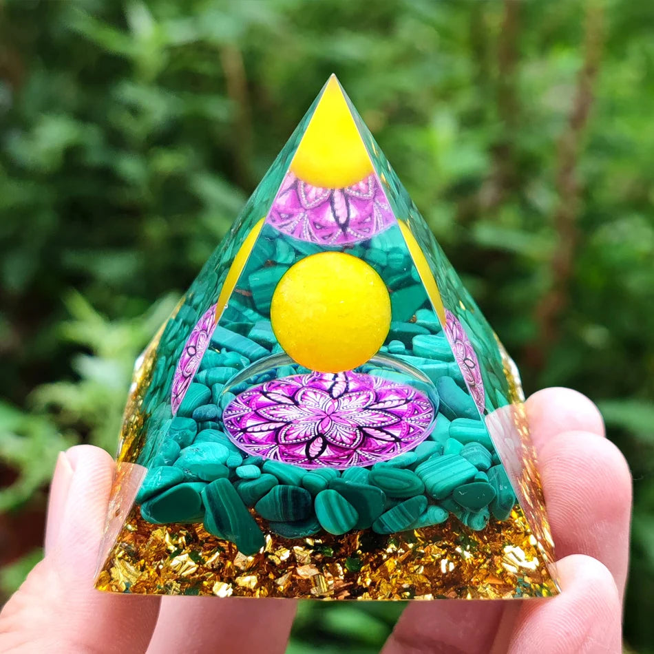 Pyramid With Emf Protection For Reiki Healing