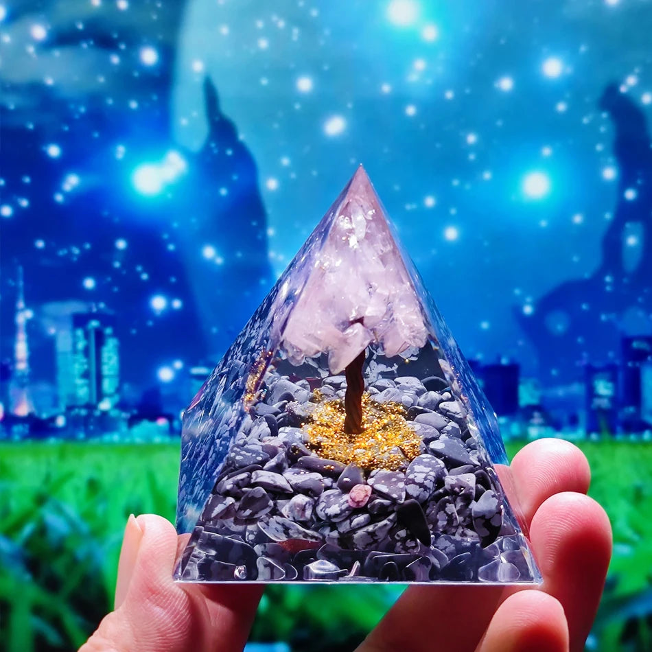 Pyramid With Emf Protection For Reiki Healing