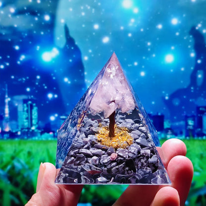 Pyramid With Emf Protection For Reiki Healing